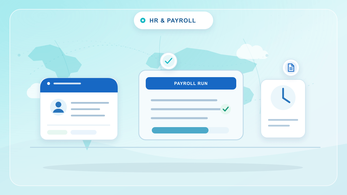 HR, People & Payroll Operations vector illustration
